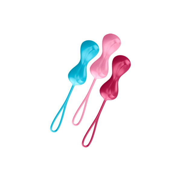Set de 3 boules de Geisha effet vibrante Power Balls Satisfyer 